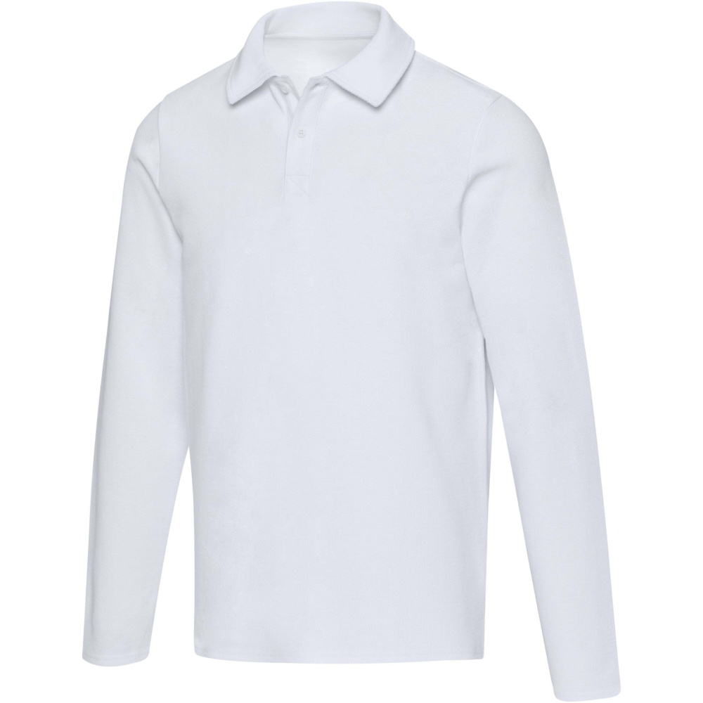 Logotrade verslo dovanos nuotrauka: „Apollo“ ilgomis rankovėmis unisex polo marškinėliai