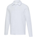 „Apollo“ ilgomis rankovėmis unisex polo marškinėliai, Balta