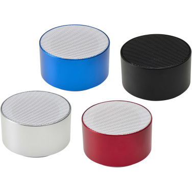 Logotrade reklaminiai produktai nuotrauka: „Ankaa“ 3 W perdirbto aliuminio belaidis „Bluetooth®“ garsiakalbis