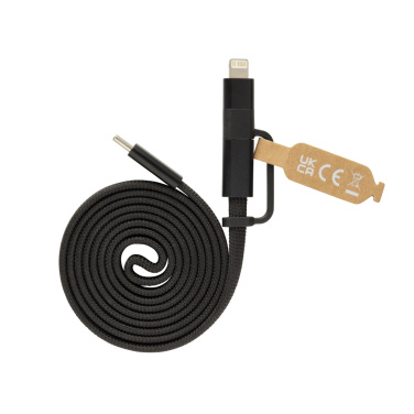 Logotrade reklaminės dovanos nuotrauka: „Arc RCS“ perdirbtas itin plonas 60 W 2 viename magnetinis laidas
