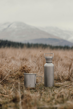 Logotrade verslo dovanos nuotrauka: „Nordic Drift Trail Ultra Light Titanium“ 600 ml vandens gertuvė