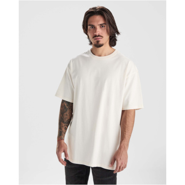 Logotrade verslo dovanos nuotrauka: Bull trumpomis rankovėmis unisex oversize marškinėliai
