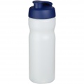 Baseline® Plus 650 ml sporta pudele ar pārslēdzamu vāku, Caurspīdīgs / zils
