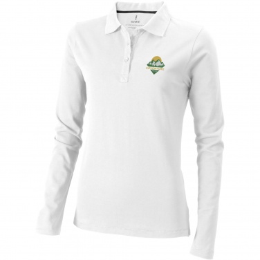 Logotrade Ideja dāvanas foto: Oakville sieviešu polo ar garām piedurknēm