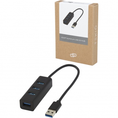 Logotrade logo dāvanas foto: ADAPT alumīnija USB 3.0 centrmezgls