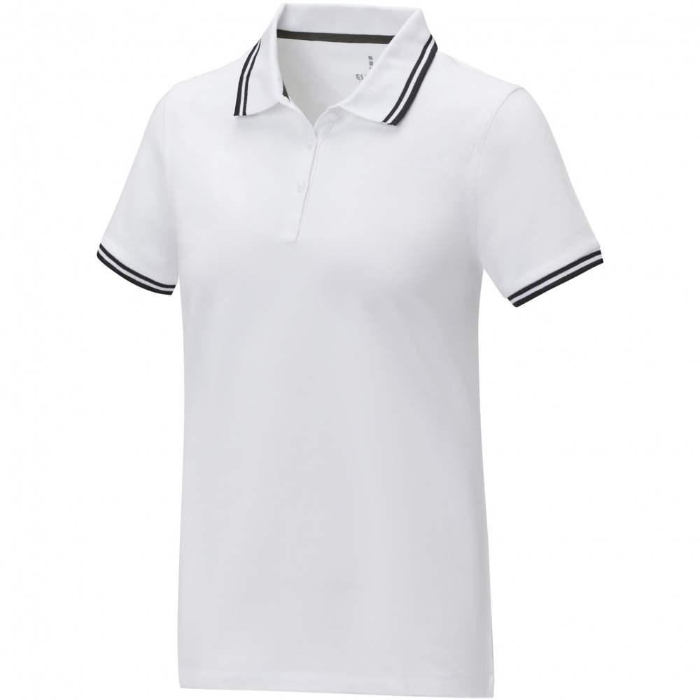 Logotrade logo dāvanas foto: Amarago sieviešu polo ar īsām piedurknēm