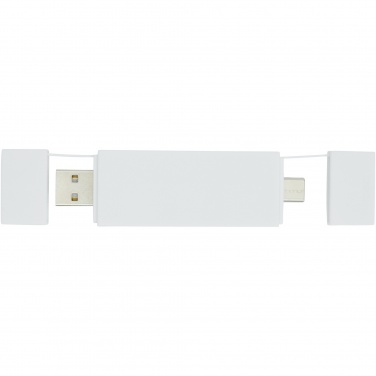 Logotrade dāvanas foto: Mulan duālais USB 2.0 centrmezgls