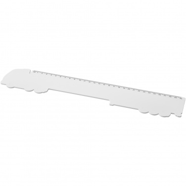 Logotrade dāvanas foto: Tait 30 cm kravas automašīnas formas otrreizējās plastmasas lineāls