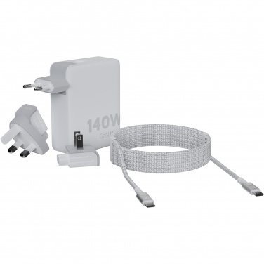Logotrade ziemassvētku dāvanas foto: Xtorm XVC2140 GaN Ultra 140W ceļojumu lādētājs ar 240W USB-C PD kabeli