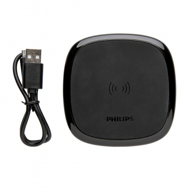 Logotrade biznesa dāvanas foto: Philips 10 W Qi bezvadu lādētājs