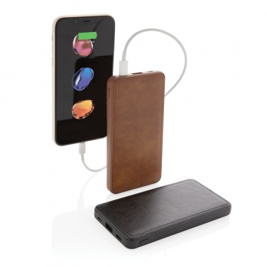 Logotrade korporatīvās dāvanas foto: Tusca 10 000 mAh PU powerbank