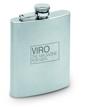 Logotrade logo dāvanas foto: Plāna gurnu kolba 200ml