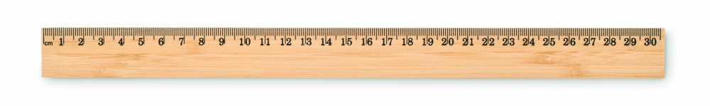 Logotrade Ideja dāvanas foto: Lineāls no bambusa 30 cm