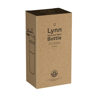 Logotrade biznesa dāvanas foto: Lynn RCS pārstrādāta tērauda pudele 500 ml