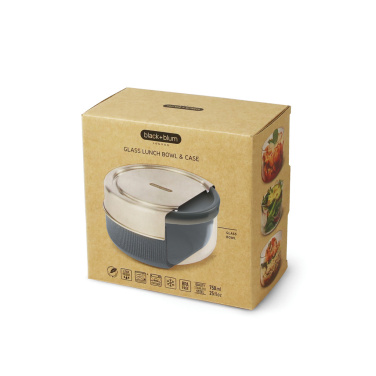 Logotrade Ideja dāvanas foto: Black+Blum stikla pusdienu bļoda 750ml