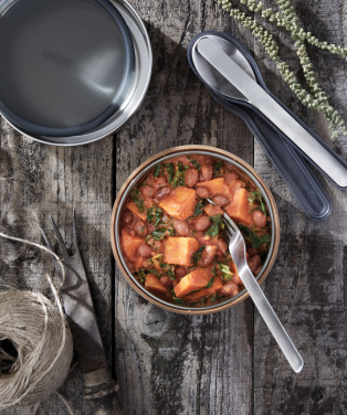 Logotrade ziemassvētku dāvanas foto: Black+Blum stikla pusdienu bļoda 750ml