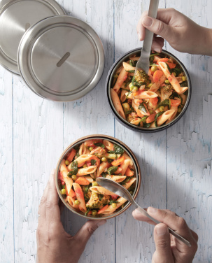 Logotrade biznesa dāvanas foto: Black+Blum stikla pusdienu bļoda 750ml