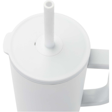 Logotrade Ideja dāvanas foto: Brady 900 ml RCS sertificēta izolēta glāze ar silikona salmiņu