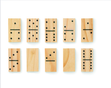Logotrade ziemassvētku dāvanas foto: Domino un kāršu komplekts