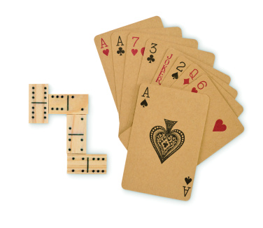 Logotrade dāvanas foto: Domino un kāršu komplekts
