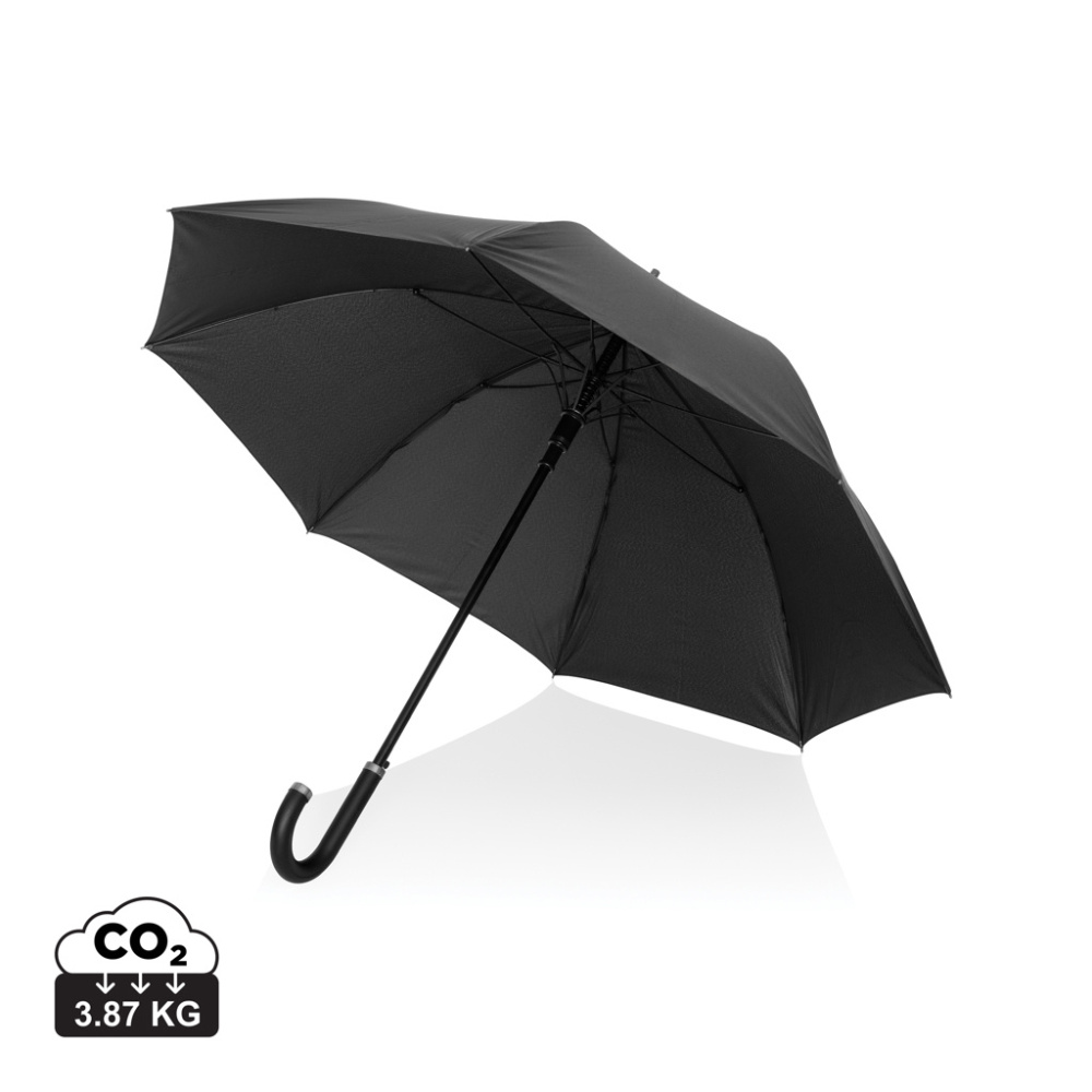 Logotrade Ideja dāvanas foto: Swiss Peak Vero Aware™ RPET 25 collu lietussargs ar greznu rokturi