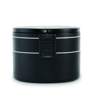 Logotrade biznesa dāvanas foto: Divstāvu pusdienu kaste no PP 950 ml