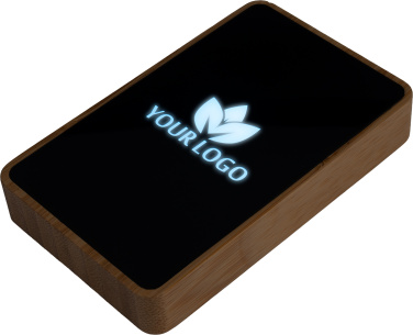 Logotrade Ideja dāvanas foto: 5000 mAh barošanas bloks ar izgaismotu logotipu