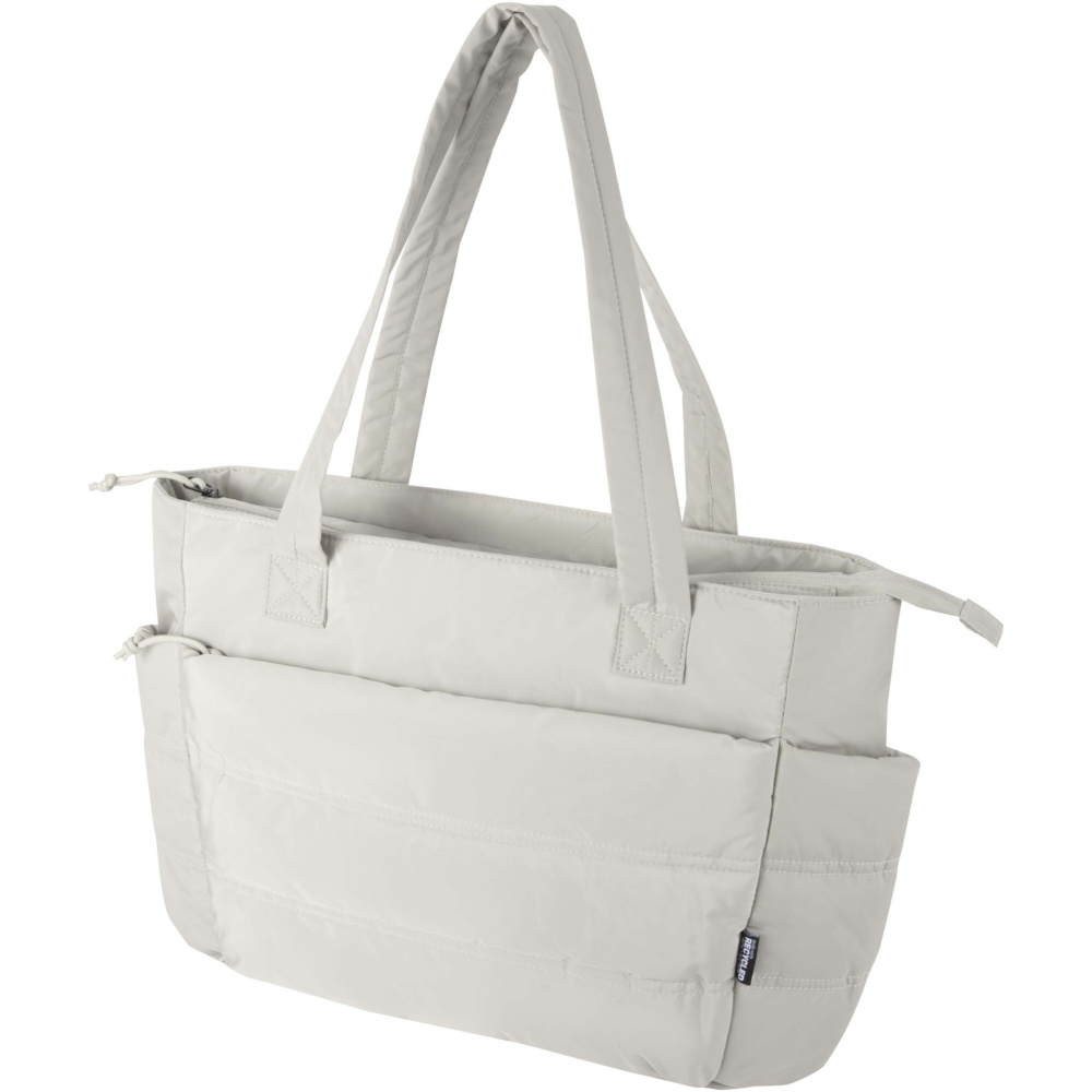 Logotrade logo dāvanas foto: Puffer 15,6" GRS pārstrādāta klēpjdatora iepirkumu soma 18L