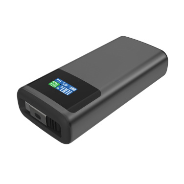 Logotrade biznesa dāvanas foto: Quantum RCS īpaši ātra PD45W 10.000mAh pārnēsājamā baterija ar ekrānu