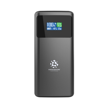 Logotrade logo dāvanas foto: Quantum RCS īpaši ātra PD45W 10.000mAh pārnēsājamā baterija ar ekrānu