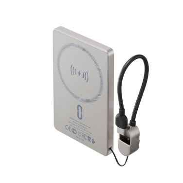 Logotrade ziemassvētku dāvanas foto: Bezvadu Magsafe VA2616 pārnēsājamais akumulators 15W 5000 mAh RIVACASE