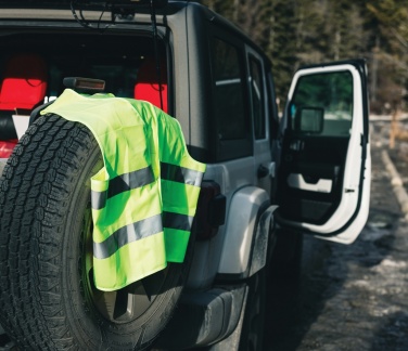 Логотрейд pекламные продукты картинка: Светоотражающий жилет безопасности GRS из переработанного ПЭТ