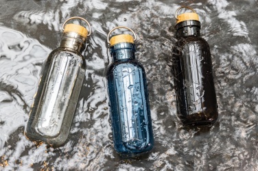 Лого трейд pекламные продукты фото: Бутылка RCS RPET с бамбуковой крышкой и ручкой