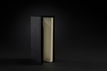 Логотрейд pекламные cувениры картинка: Блокнот Swiss Peak A5 из полиуретана с карманом на молнии