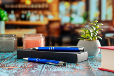 Логотрейд pекламные подарки картинка: Металлический письменный набор CLAREMONT