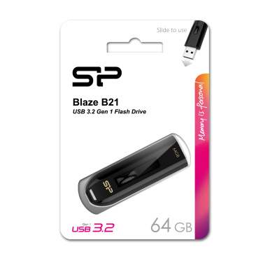 Лого трейд pекламные cувениры фото: Флешка Silicon Power Blaze B21 3.1
