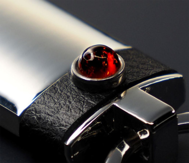 Логотрейд бизнес-подарки картинка: Брелок для ключей с янтарём 1291095