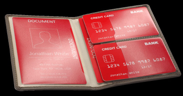 Логотрейд pекламные cувениры картинка: Кошелёк для документов RFID 611131