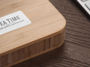 Лого трейд pекламные продукты фото: Деревянная подставка для телефона 1848292