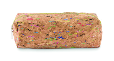 Лого трейд бизнес-подарки фото: Coloured cork pencil case