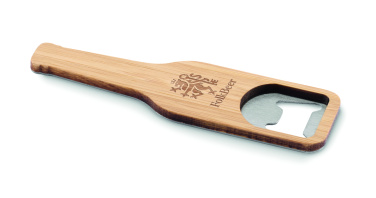 Лого трейд pекламные подарки фото: Bamboo bottle opener