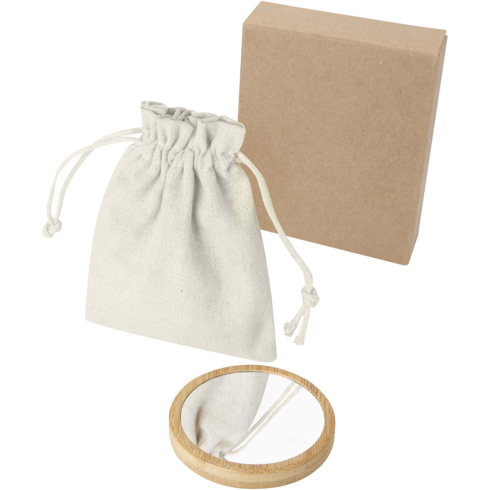 Логотрейд pекламные cувениры картинка: Бамбуковое зеркало Lustre