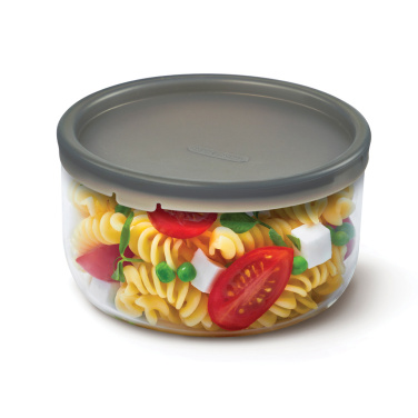 Лого трейд pекламные cувениры фото: Стеклянная миска для обеда Black+Blum 750 мл