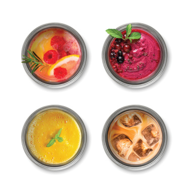 Логотрейд pекламные подарки картинка: Черный+Blum термостакан для путешествий 600 мл