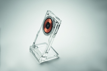 Лого трейд pекламные продукты фото: Acrylic wireless charger 15W