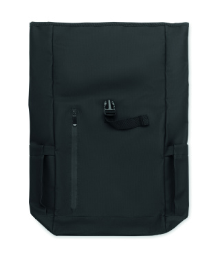 Логотрейд pекламные подарки картинка: Rolltop laptop rucksack 600D