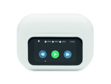 Логотрейд pекламные продукты картинка: Recycled ABS TWS earbuds