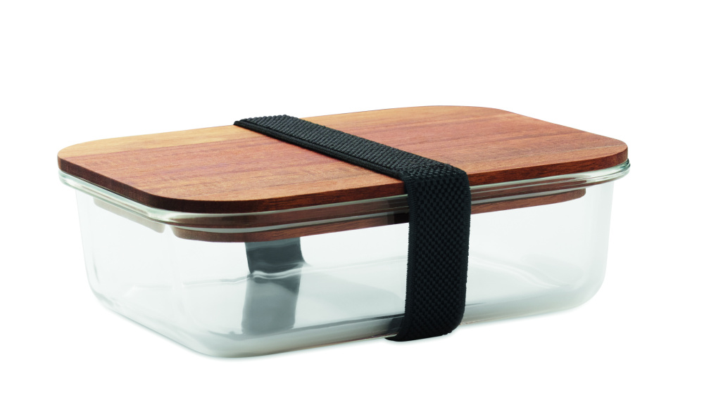 Лого трейд бизнес-подарки фото: Glass lunch box 800ml