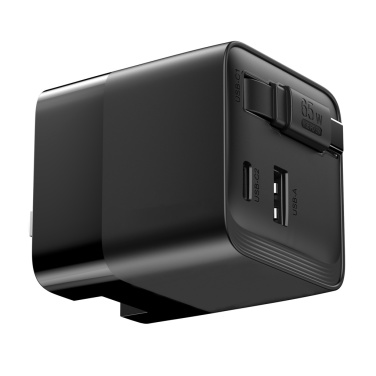 Логотрейд бизнес-подарки картинка: Зарядное устройство Urban Vitamin Mendocino 65 Вт GaN с выдвижным кабелем