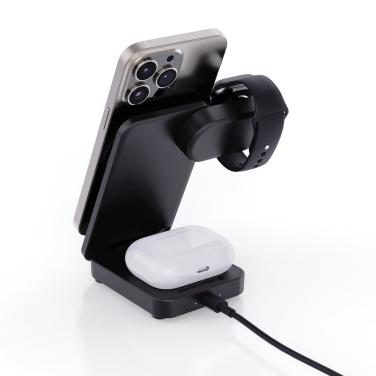 Лого трейд pекламные подарки фото: Магнитное зарядное устройство Urban Vitamin Arcadia RCS из пластика 15 Вт 3-в-1